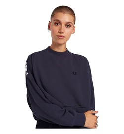 Fred Perry Girls Taped Sweatshirt