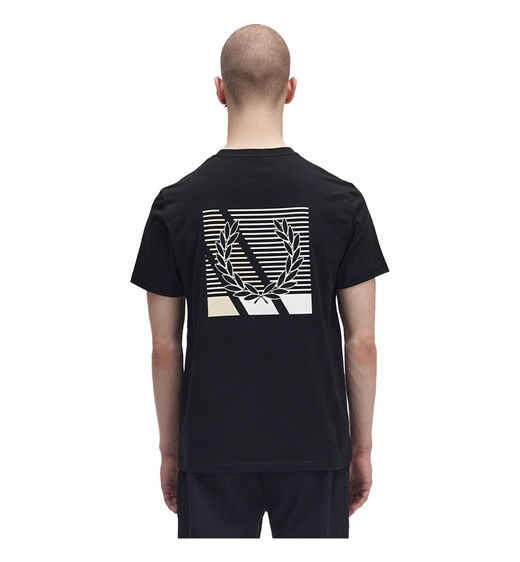 Fred Perry Glitched Laurel Wreath T-Shirt