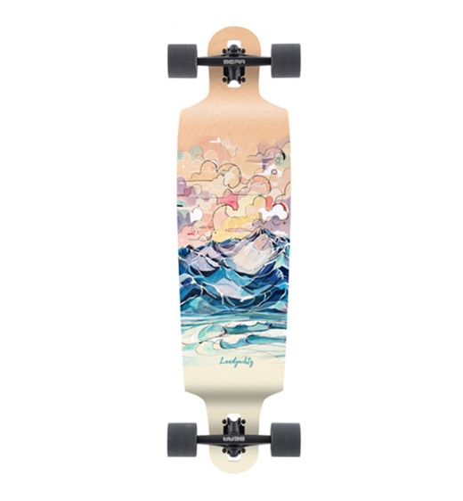 Landyachtz Longboard Drop Cat Vibes 38