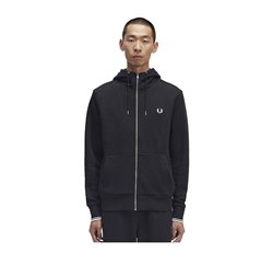 Fred Perry Hooded Zip Through Sweatshirt