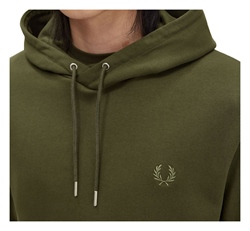 Fred Perry Tipped Hooded Sweatshirt
