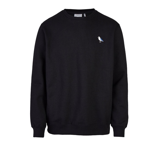 Cleptomanicx Regular Crewneck Embro Gull