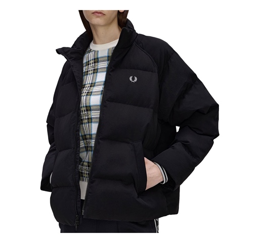 Fred Perry Girls Raglan Sleeve Padded Jacket