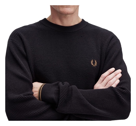 Fred Perry Waffle Stitch Jumper