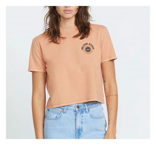 Volcom Girls Dial Crop Shirt