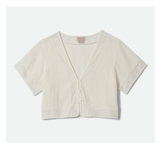 Brixton Girls Seaside Eyelet Top