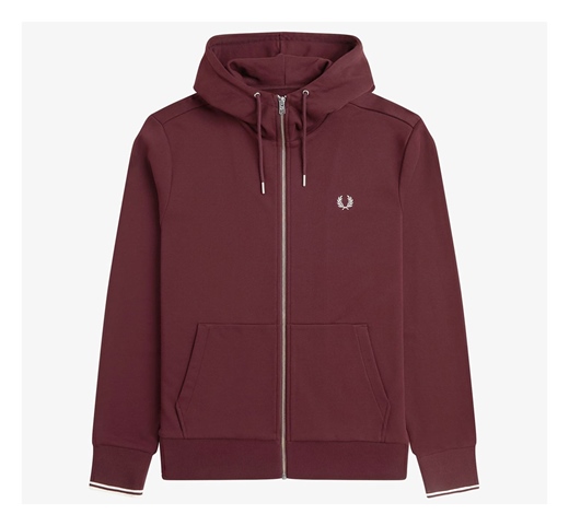 Fred Perry Hooded Zip Trough Jacket