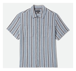 Brixton Hemd The Dexter Textured Stripe S/S