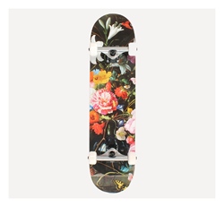 �ber Skateboard Komplett 4Star Flowers 7.625"