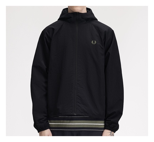 Fred Perry Oversized Hooded Shell Jacket