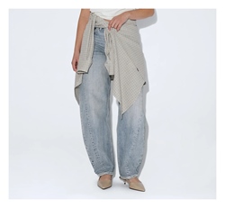 Dr. Denim Girls Hose Nanci Mid Barrel Seam