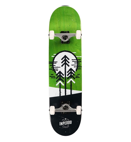 Inpeddo Skateboard Komplett Forest green 8.25"