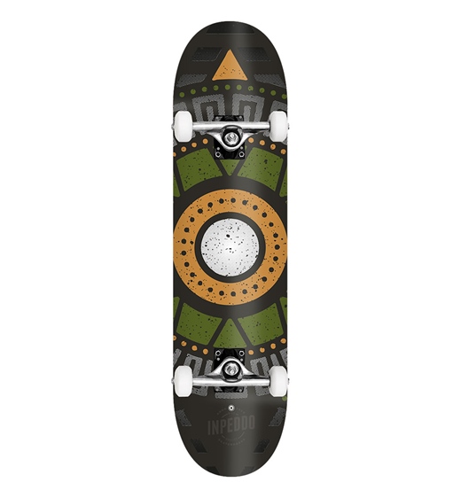 Inpeddo Skateboard Komplett Apache olive 8.125