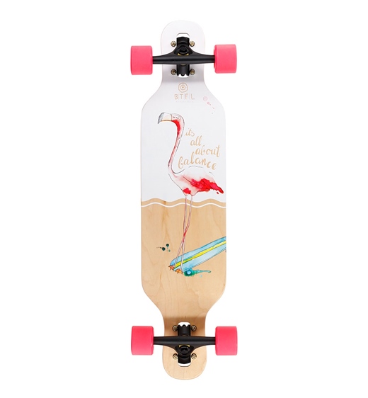 BTFL Longboard Kinder Komplett Tiffy