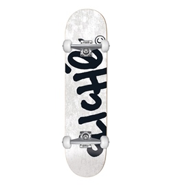Clich� Skateboard Komplett Handwritten white 8.25"