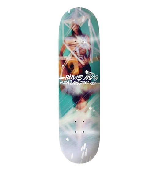 UMA Landsleds Skateboard Deck Evan Taped Up 8.5