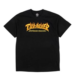Thrasher Shirt Fire Logo