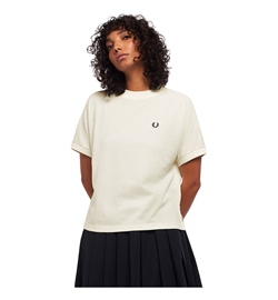 Fred Perry Girls Boxy Pique T-Shirt